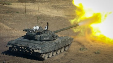 乌克兰正在升级苏联T-72B坦克
