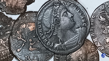 Divers recovered a treasure trove of more than 30,000 ancient, bronze coins off the Italian coast