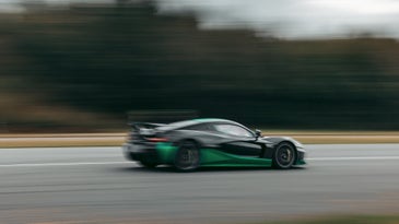 Rimac’s electric speed demon tore through a world record in reverse